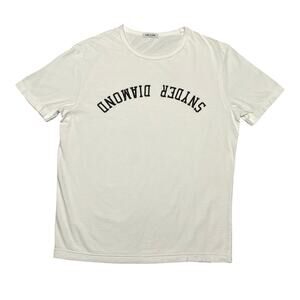 Hiro Clark Snyder Diamond Short Sleeve White T Shirt Men's 19x25